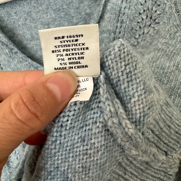 C&C California Women's Blue Cardigan Sweater - Picture 10 of 13